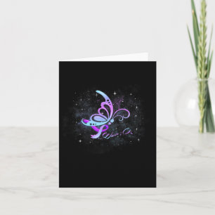 Semicolon Butterfly - Zelfmoordpreventie Bewustzij Kaart