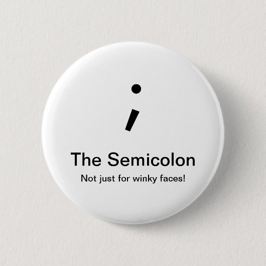 Semicolon Button (Voorkant)