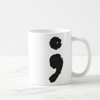 Semicolon; Depressie en zelfmoordbewustzijn Koffiemok