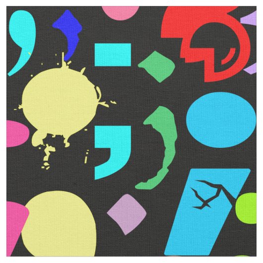 SemiColon Fabric Stof (Close Up)