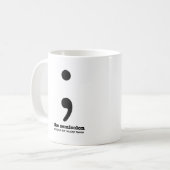 Semicolon Grammar Mok (Voorkant links)