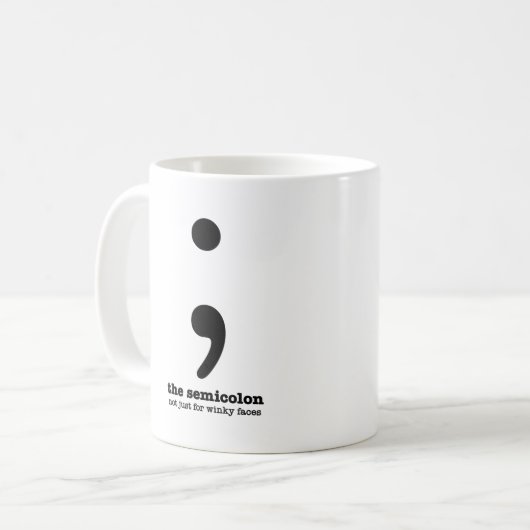 Semicolon Grammar Mok (Voorkant links)