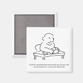 Semicolon instructies magneet (Voorkant / Achterkant)