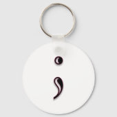 Semicolon Key-keten Sleutelhanger (Voorkant)