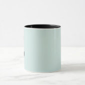 Semicolon (licht Blauwgroen) Mok (Midden)