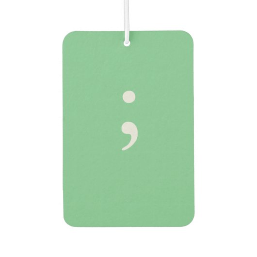 Semicolon Luchtverfrisser (Voorkant)