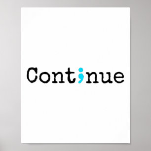 Semicolon Mental Health & Zelfmoordpreventie A Poster