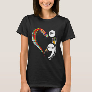 Semicolon Mental Health Awareness for Men Women T-shirt