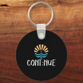 - Semicolon Mental Health Awareness Gift Sleutelhanger (Voorkant)