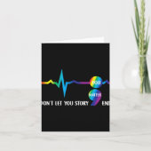 Semicolon Mental Health Awareness Suicide Preventi Kaart (Voorkant)