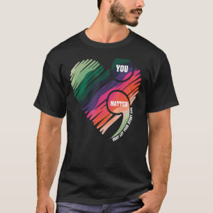 Semicolon Mental Health Awareness T-shirt