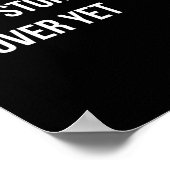 Semicolon Mijn verhaal is nog niet over zelfmoordb Poster (Hoek)