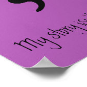 Semicolon / Mijn verhaal is nog niet voorbij; Poster (Hoek)