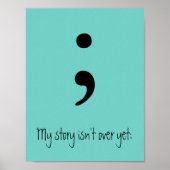 Semicolon / Mijn verhaal is nog niet voorbij; Poster (Voorkant)