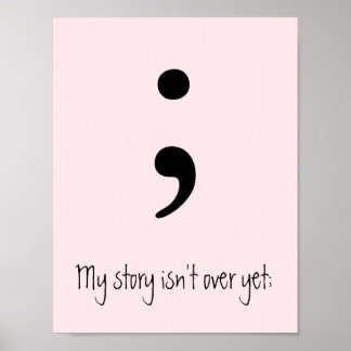 Semicolon / Mijn verhaal is nog niet voorbij; Poster