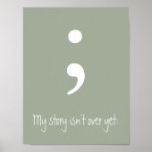 Semicolon / Mijn verhaal is nog niet voorbij; Poster (Voorkant)