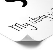 Semicolon / Mijn verhaal is nog niet voorbij; Poster (Hoek)