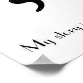 Semicolon / Mijn verhaal is nog niet voorbij; Poster (Hoek)