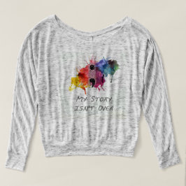 Semicolon - Mijn verhaal is voorbij T-shirt