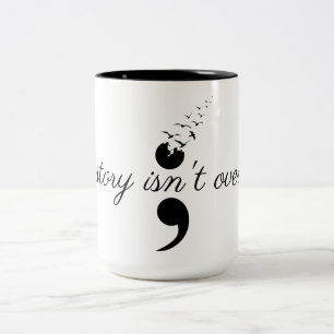 Semicolon - Mijn verhaal: Mok van tweetone koffie