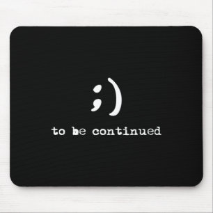 Semicolon om zelfmoordbewustzijn te blijven muismat