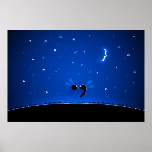 Semicolon Poster (Voorkant)