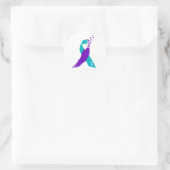 Semicolon Suicide Awareness Ribbon Stickers (Tas)