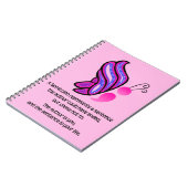 Semicolon Suicide/Depression Awareness Butterfly Notitieboek (Linkerzijde)