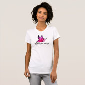Semicolon Suicide/Depression Awareness Butterfly T-shirt (Voorkant volledig)