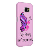 Semicolon Suicide/Depression Story Butterfly Case-Mate Samsung Galaxy Hoesje (Back/Rechts)