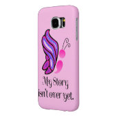 Semicolon Suicide/Depression Story Butterfly Case-Mate Samsung Galaxy Hoesje (Achterkant Links)