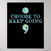 Semicolon Suicide Prevention Awareness Poster (Voorkant)