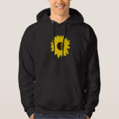 Semicolon Sunflower Hoodie (Voorkant)