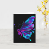 Semicolon Symbool Geestelijke Gezondheid Zelfmoord Kaart (Gele Bloem)