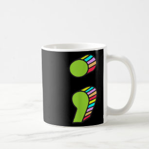 Semicolon T, zelfmoordpreventie, het is OK niet OK Koffiemok