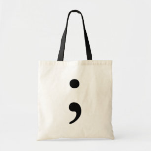 Semicolon Tote Bag