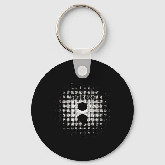 Semicolon - Warrior Spirit Sticker Sleutelhanger (Voorkant)