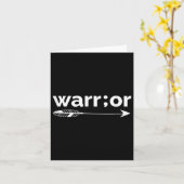 Semicolon Warrior Suicide Prevention Awareness Kaart (Gele Bloem)