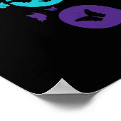 Semicolon zelfmoord bewustzijn geestelijke gezondh poster (Hoek)