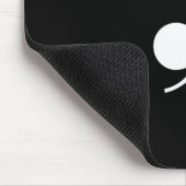 Semicolon zelfmoordbewustzijn voor een mentale sup muismat (Hoek)