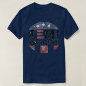 SemiFascist Funny Political Humor Biden Quotes T-shirt (Design voorkant)