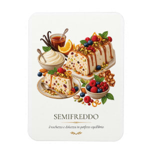 Semifreddo – Italiaans vintage dessert Magneet