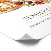 Semifreddo – Italiaans vintage dessert Poster (Hoek)
