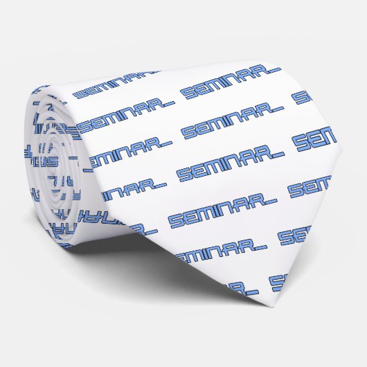 Seminar logo stropdas (Opgerold)