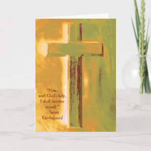 Seminarie Kierkegard Quote Afstuderen Card Kaart