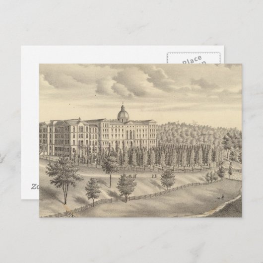 Seminarie van St Francis of Sales, Milwaukee Co Wi Briefkaart (Voorkant / Achterkant)