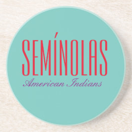 Semínolas American indians tribu T-Shirt Throw Pi Zandsteen Onderzetter