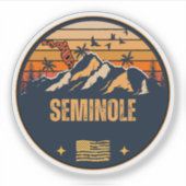Seminole, Florida Sticker (Voorkant)