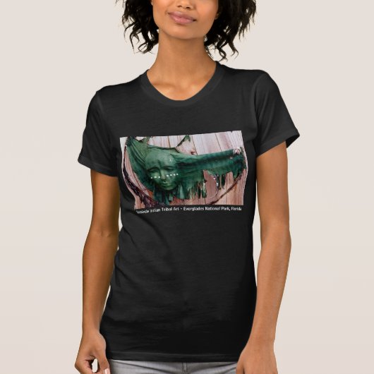 Seminole Indian Tribal Art Florida Womens T-Shirt (Voorkant)