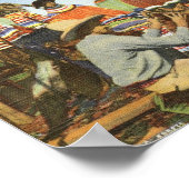 Seminole Indianen, Bonthandel, Everglades Vintage Poster (Hoek)